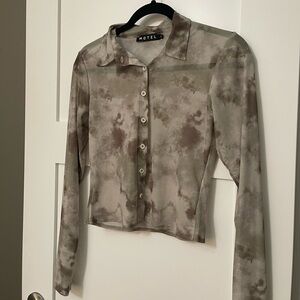 ***SOLD****MOTEL ROCKS Button Down Top 🥑